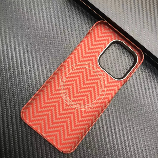 Low MOQ 1pcs Slim and Lightweight Aramid Carbon Fiber case for for iPhone 14 Cover Phone case Twill Carbon Fiber and Metal Frame