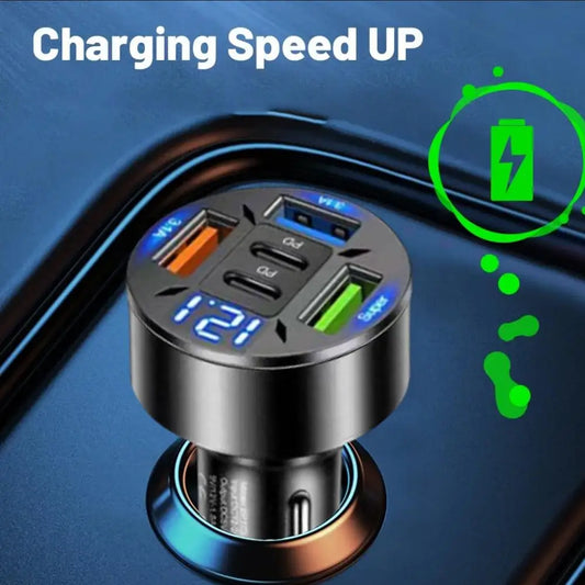250W 5 Ports Car Charger