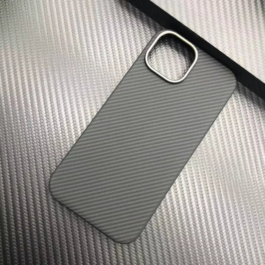 Low MOQ 1pcs Slim and Lightweight Aramid Carbon Fiber case for for iPhone 14 Cover Phone case Twill Carbon Fiber and Metal Frame