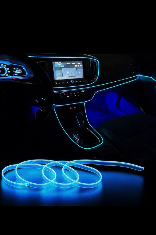 Car Fiber Optic Ambient Light Modified Car Interior Cool Light APP Rhythm Light